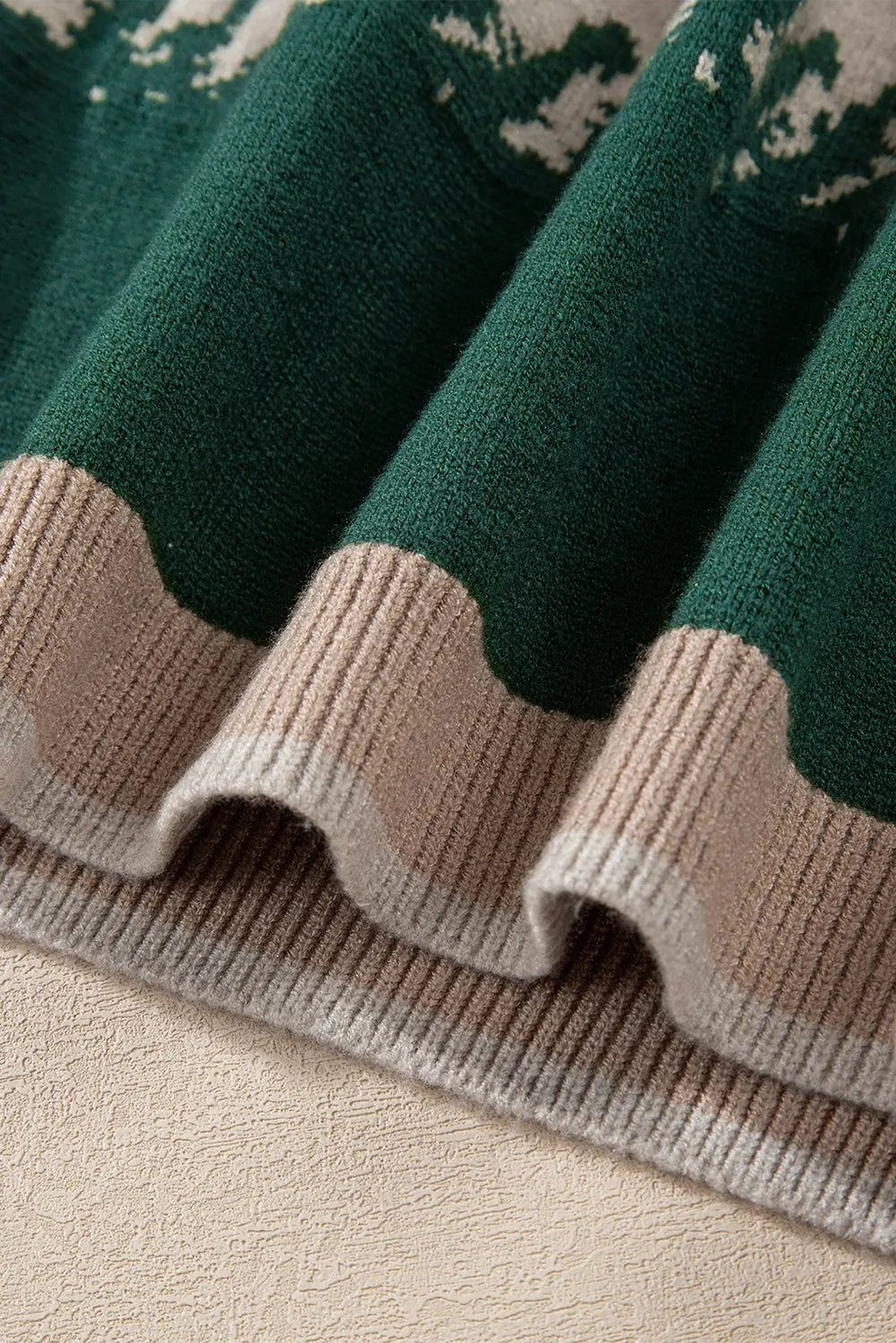 Premium Black Color Block Drop Shoulder Sweater Stylish Pattern Dear-Lover Dropshipping