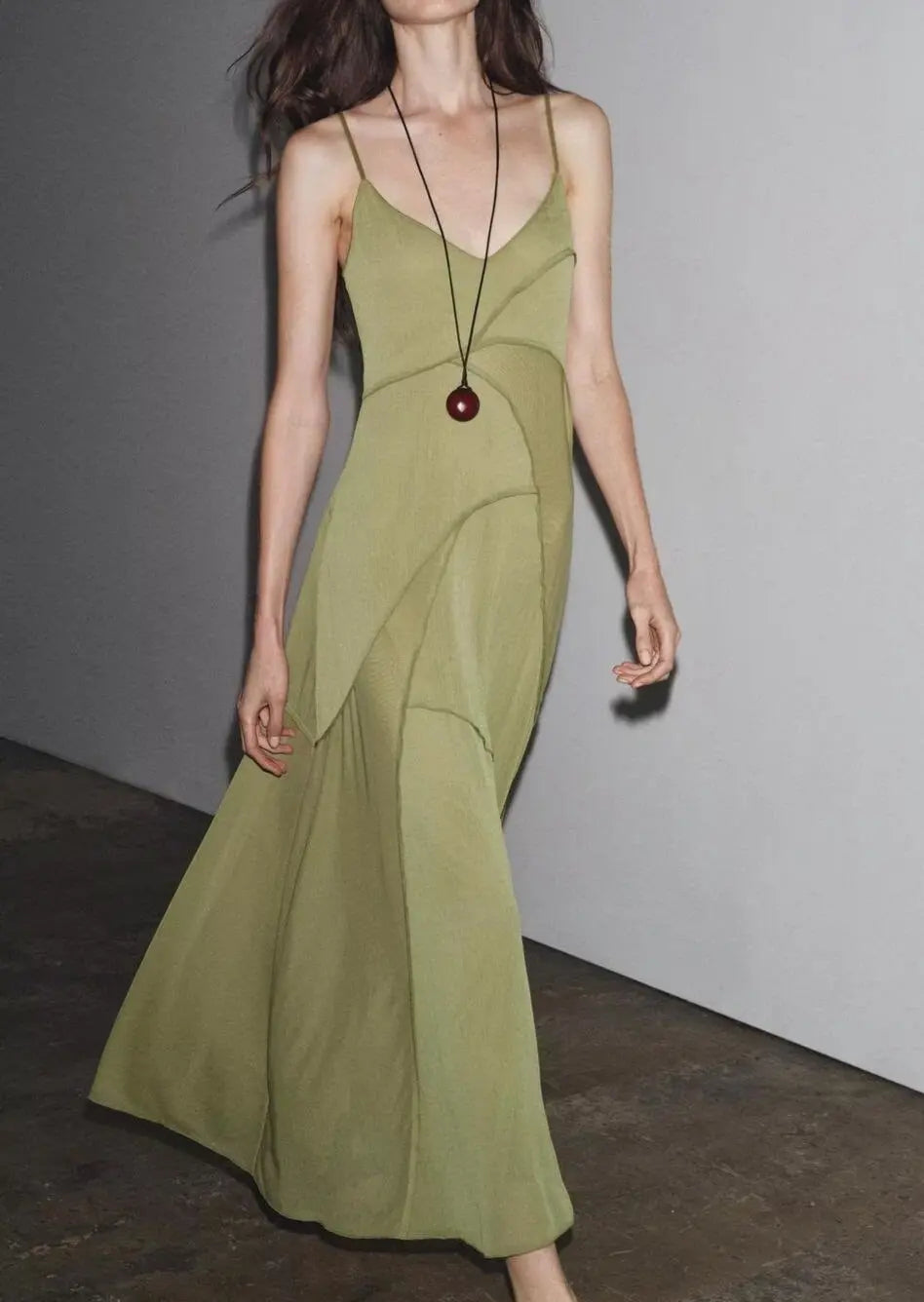 Women Clothing Draping Effect Stitching Dress Bella Mia