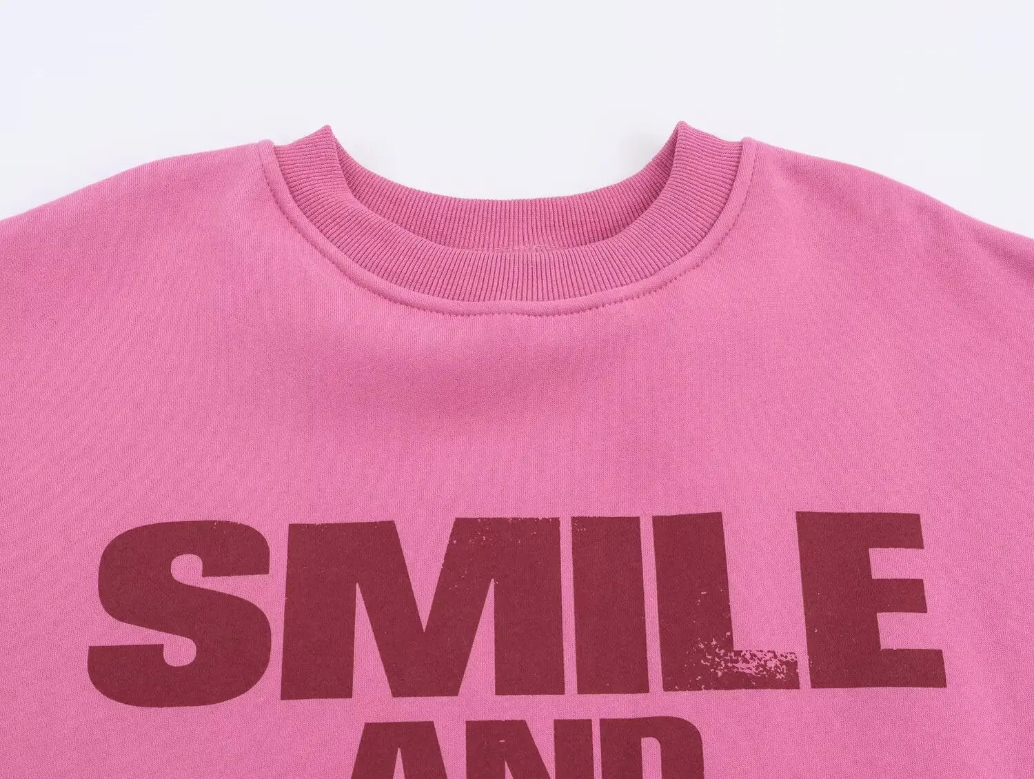 Women Clothing Autumn Winter Casual All Match round Neck Loose Printed Sweatshirts Bella Mia