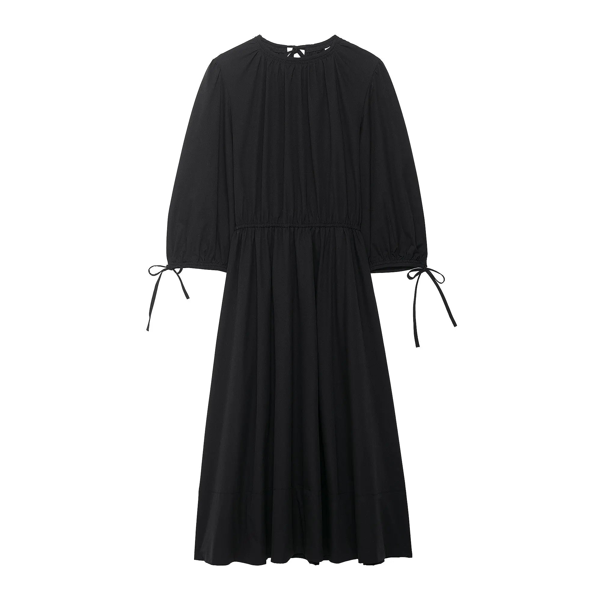 Women Pleated Poplin Dress Bella Mia