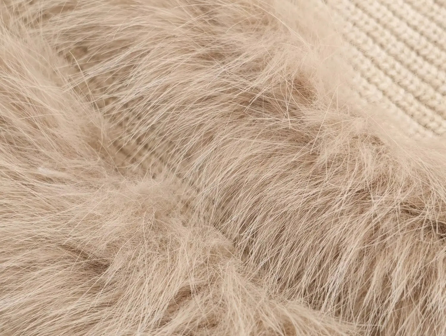 Irregular Asymmetric Turtleneck Long Sleeved Sweater Women Winter Furry Stitching Loose Sweater Top Bella Mia