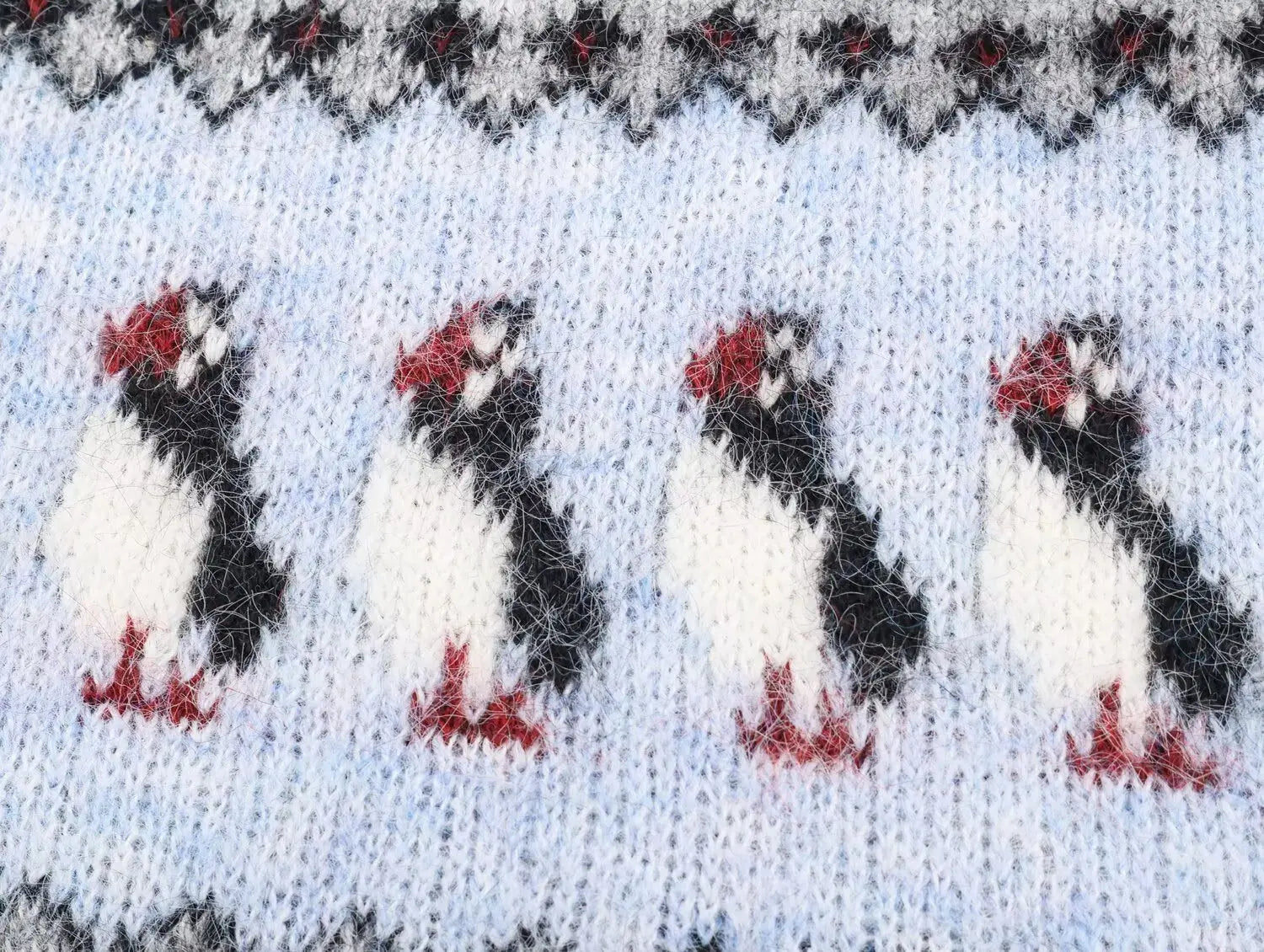 Women Autumn Korean Style Floral Jacquard Crew Neck Knitted Vest Top Bella Mia