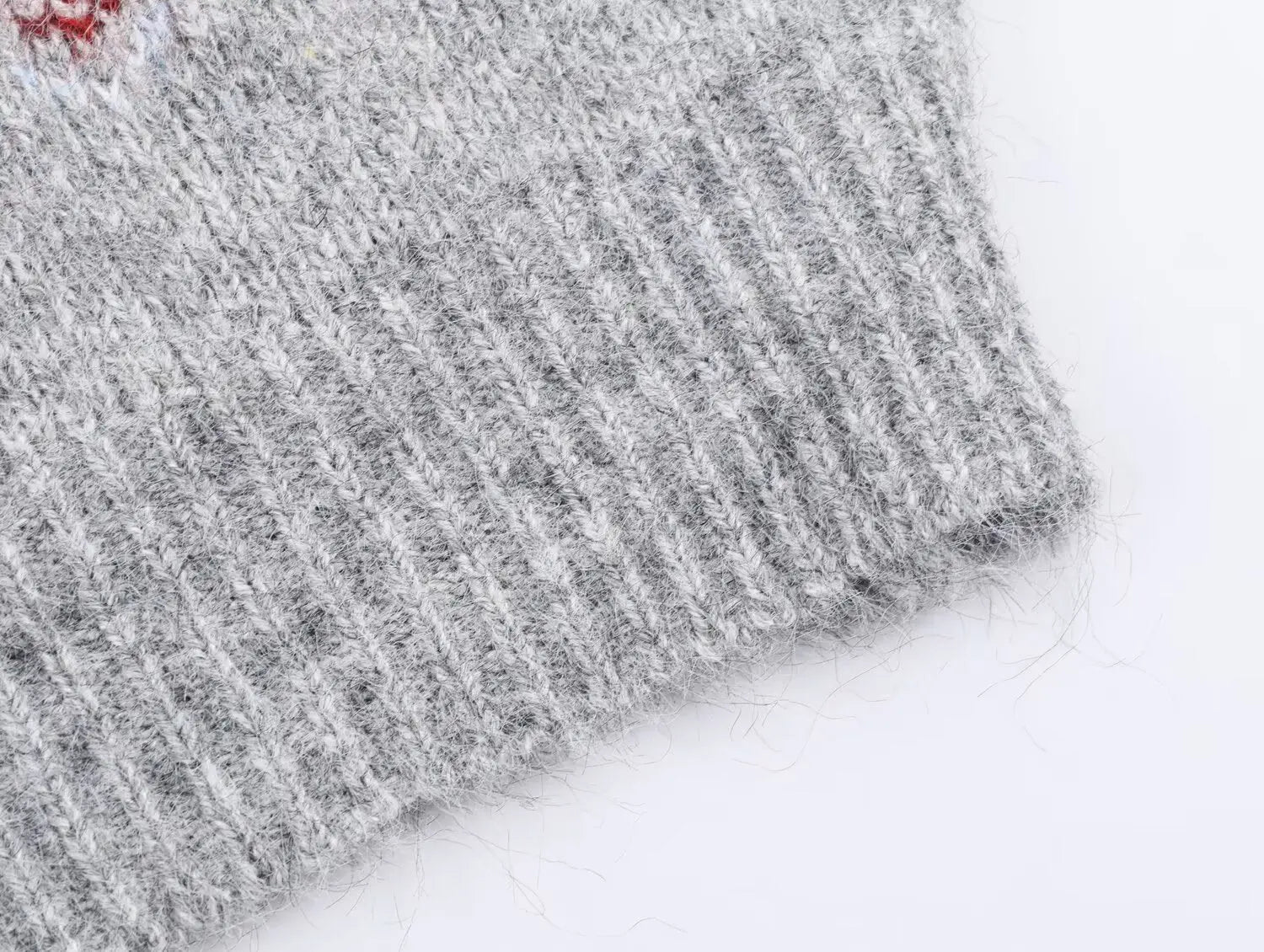 Women Autumn Korean Style Floral Jacquard Crew Neck Knitted Vest Top Bella Mia