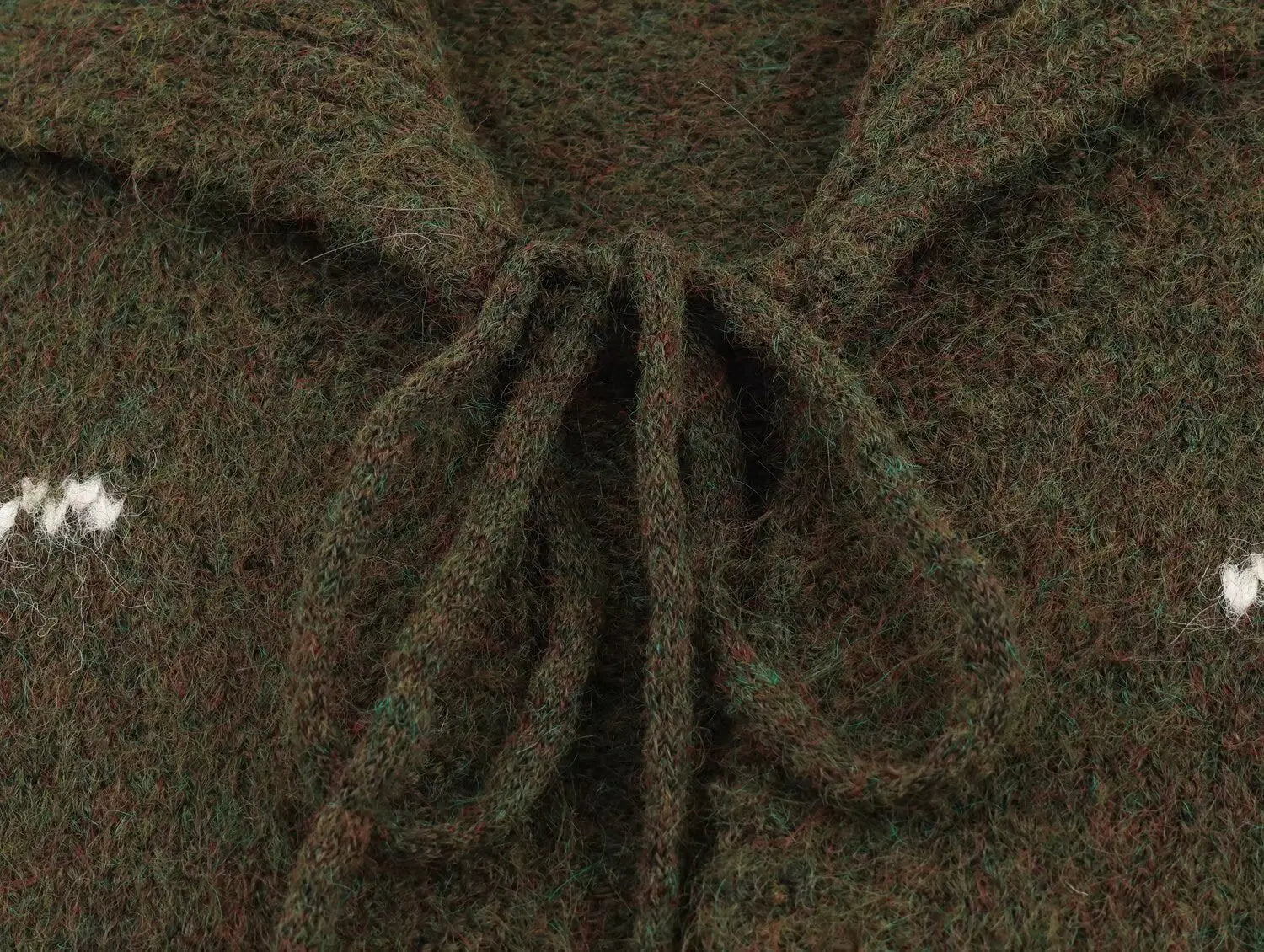 Idle Retro Lapels Jacquard Lace up Knitted Cardigan Autumn Loose Slimming Sweater Coat for Women Bella Mia