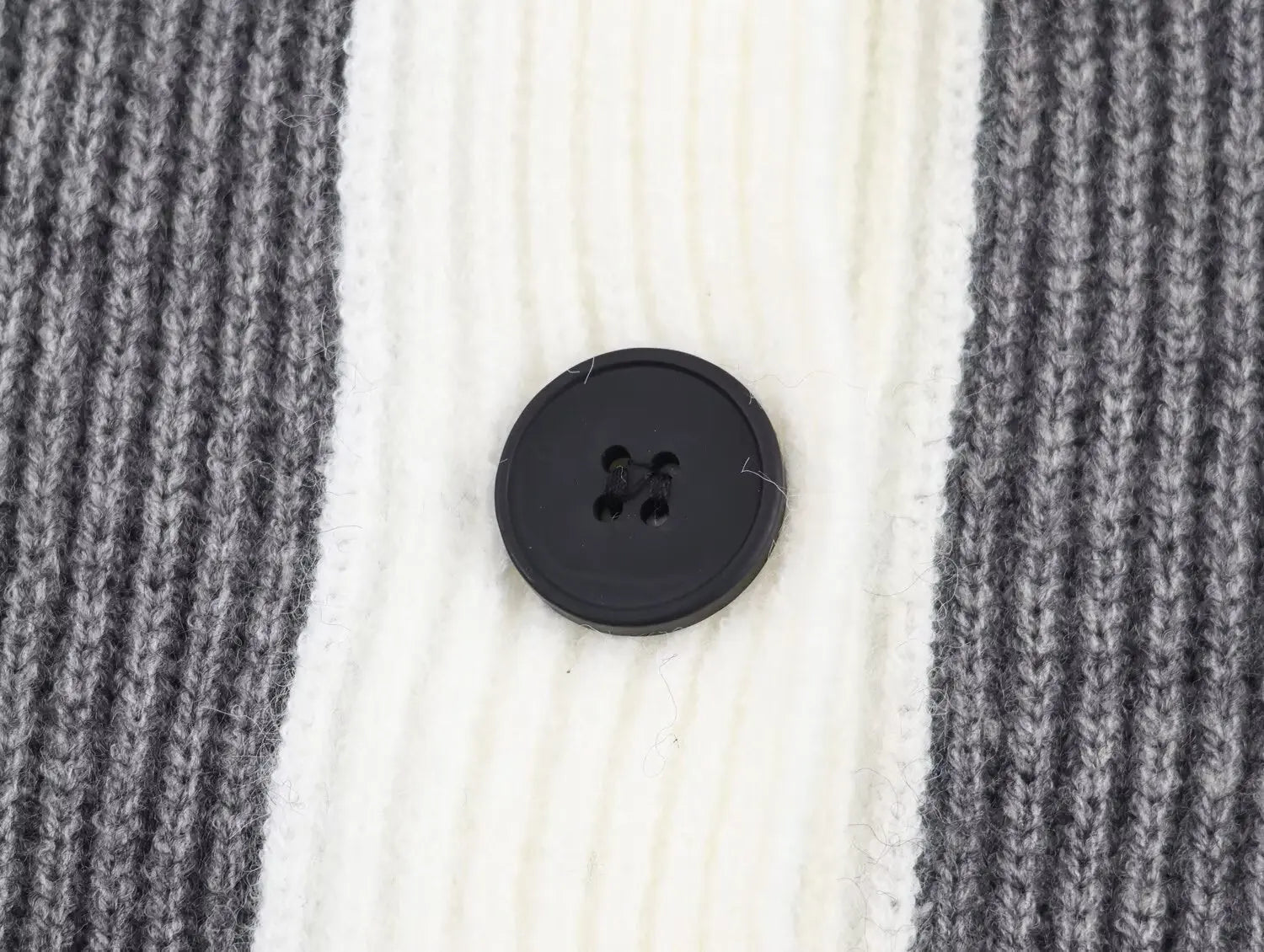 Autumn Women Casual Loose All Matching Color Stitching Knitted Cardigan Bella Mia