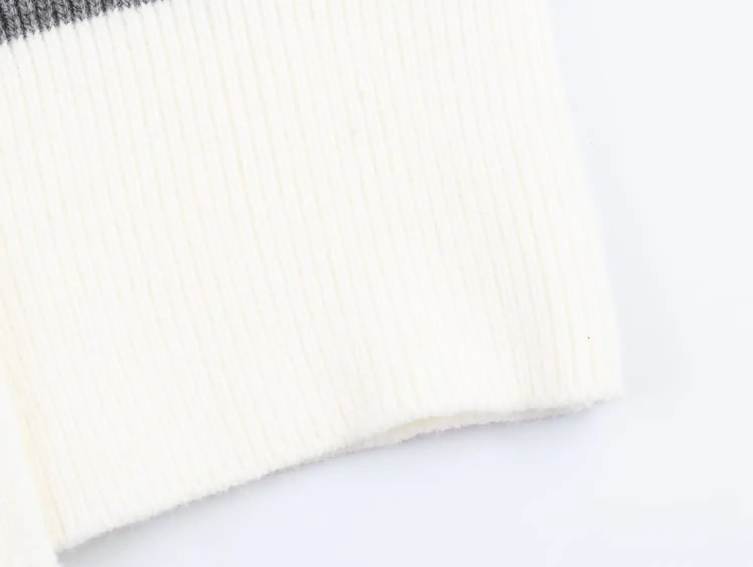 Autumn Women Casual Loose All Matching Color Stitching Knitted Cardigan Bella Mia