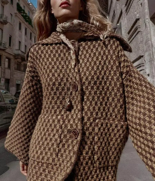 Women Clothing at Fashionable Elegant Knitted Coat Bella Mia