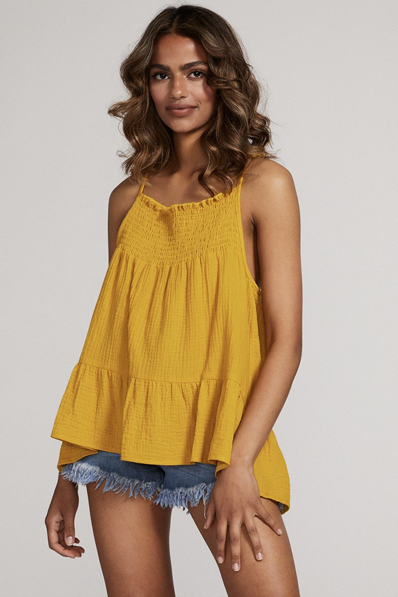 Smocked yoke tank Miss Sparkling