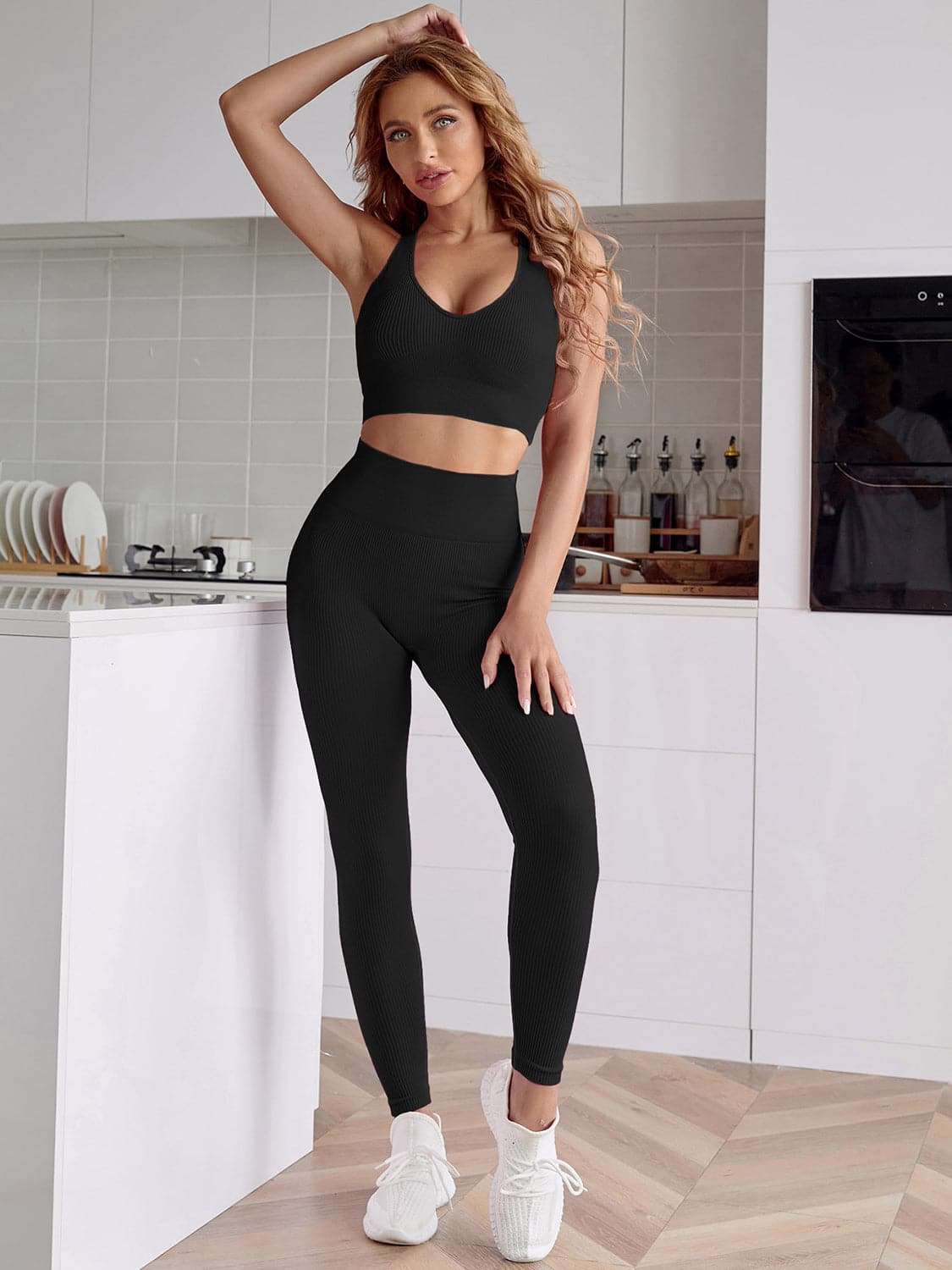 Sport Tank and Leggings Set.