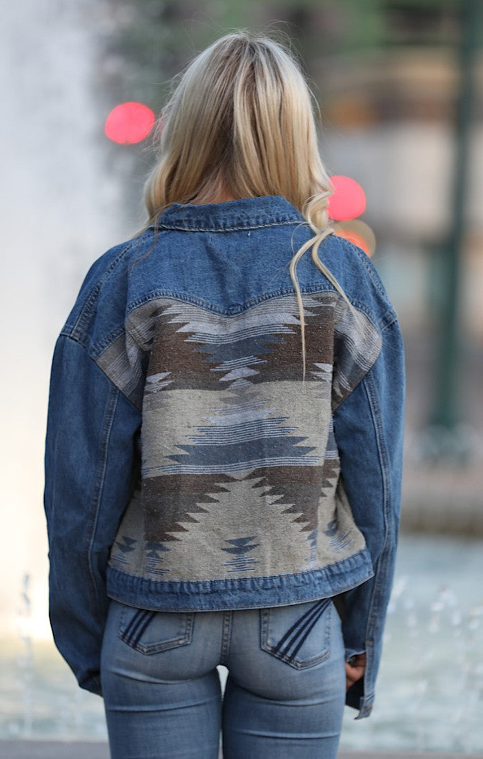 Denim Western Jacket Miss Sparkling