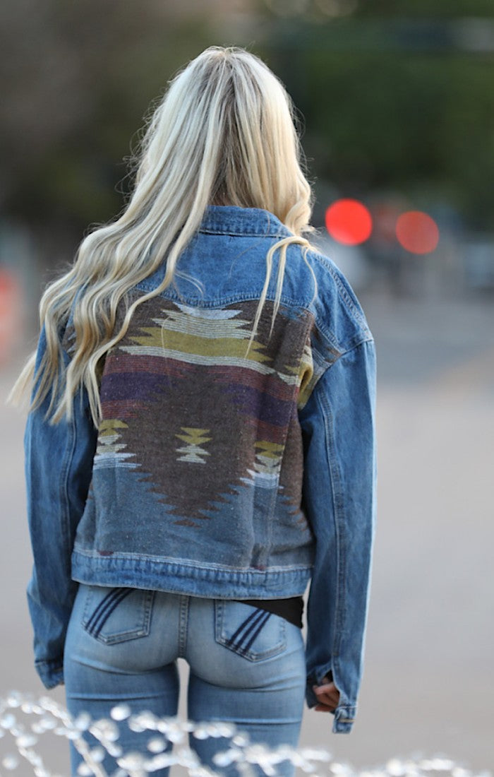 Denim Western Jacket Miss Sparkling