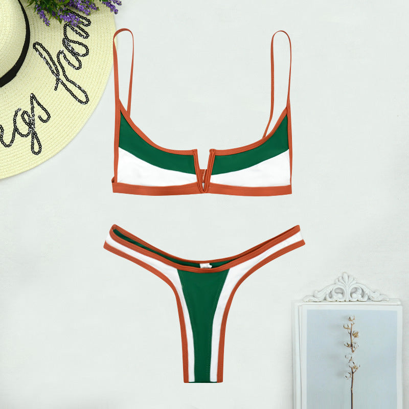 Color Matching Women Seperated Swimwear Sexy Bikini Bella Mia