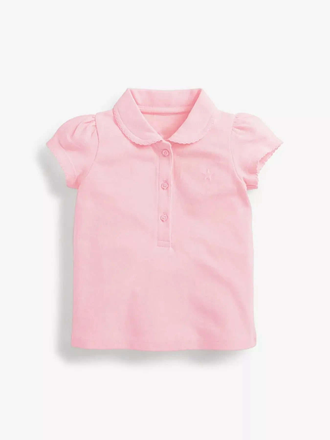 Children's Button Detail Short Sleeve Polo Simply Love