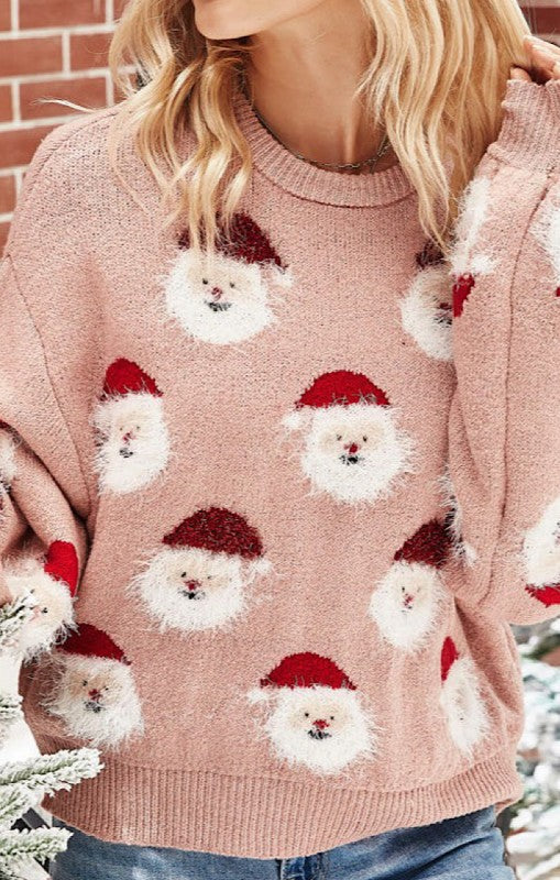 Santa claus sweater Miss Sparkling