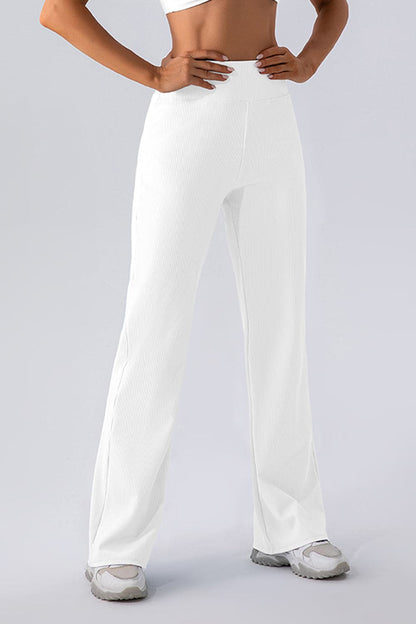 High Waist Straight Active Pants.