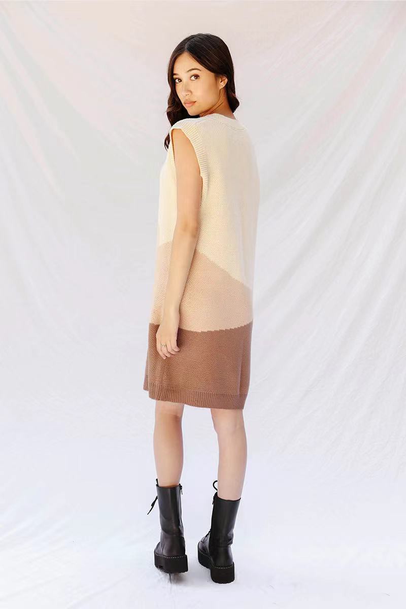 Sunset sweater dress Miss Sparkling