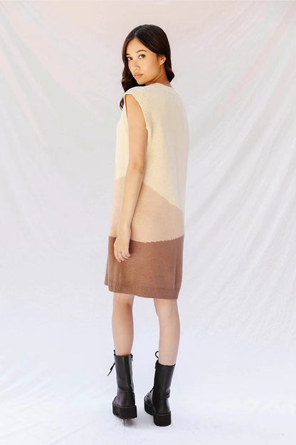 Sunset sweater dress
