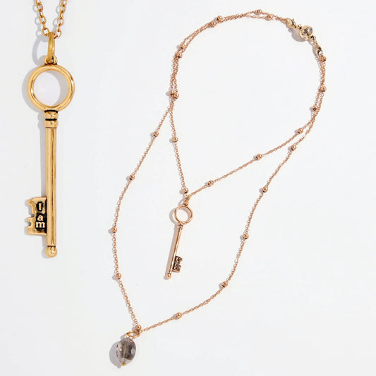 I Am Free Key Dainty Necklace Katia Designs