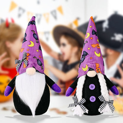 Whimsical pointed hat gnome decoration