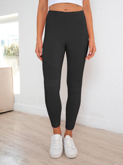 Ribbed Detail Leggings.