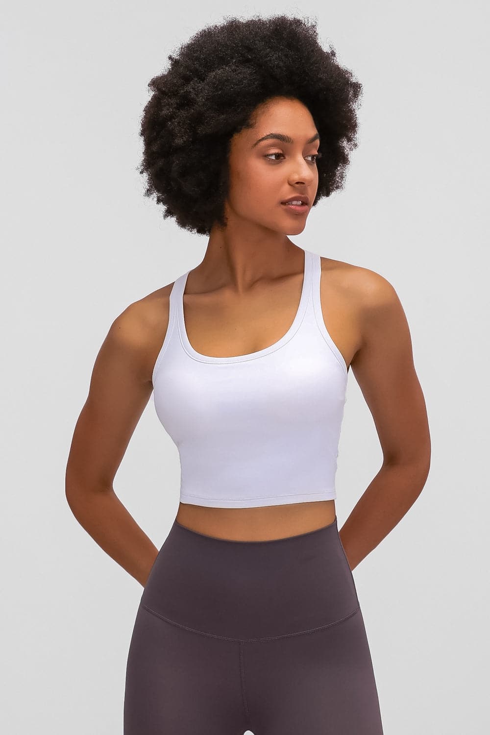 Racerback Sports Bra.