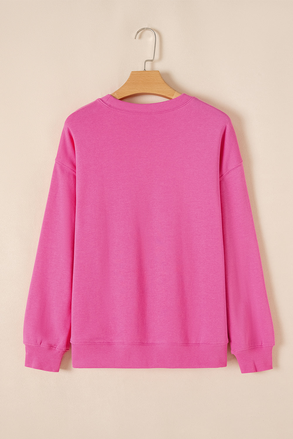 Bonbon Solid Classic Crewneck Pullover Sweatshirt