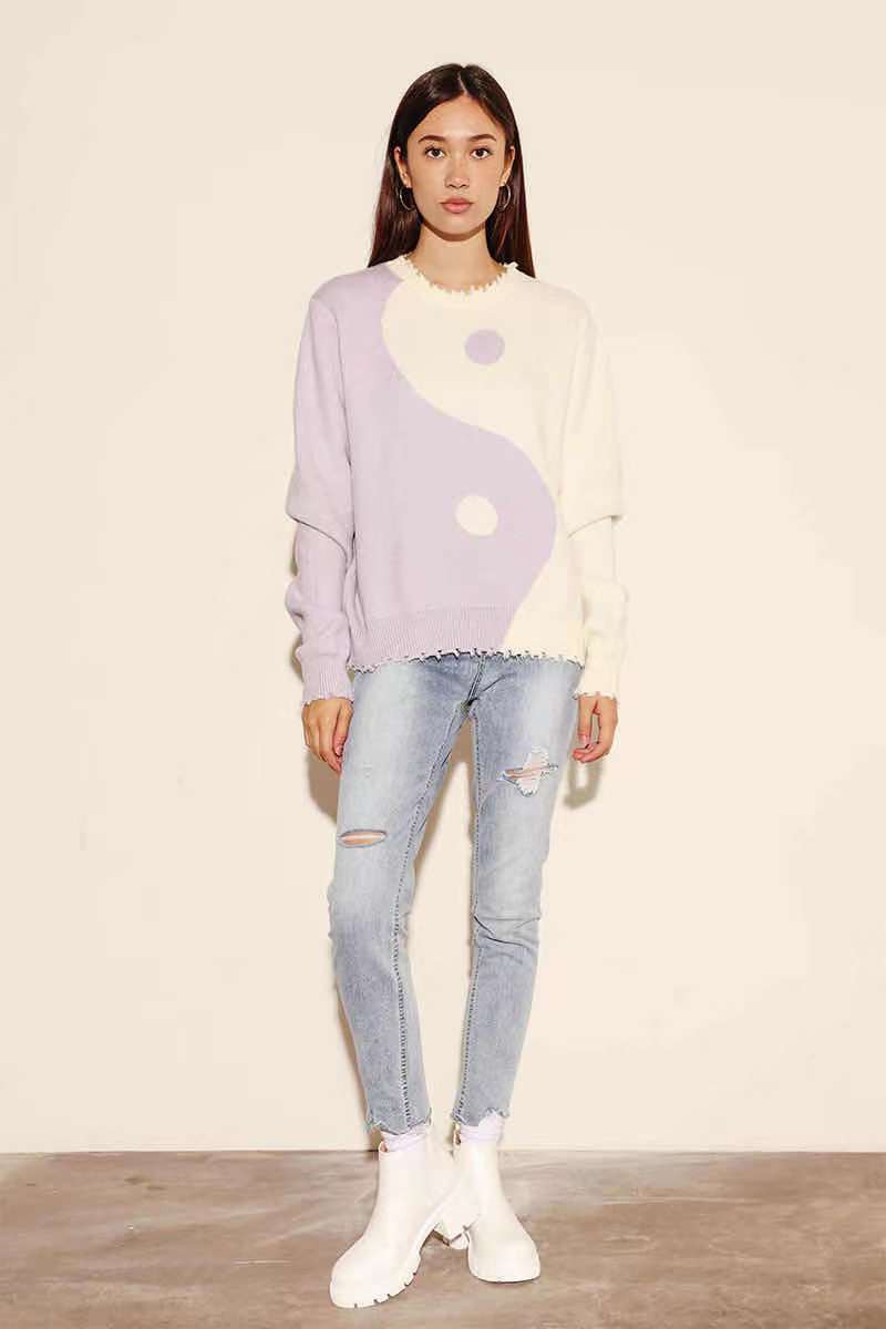 Yin yang sweater Miss Sparkling