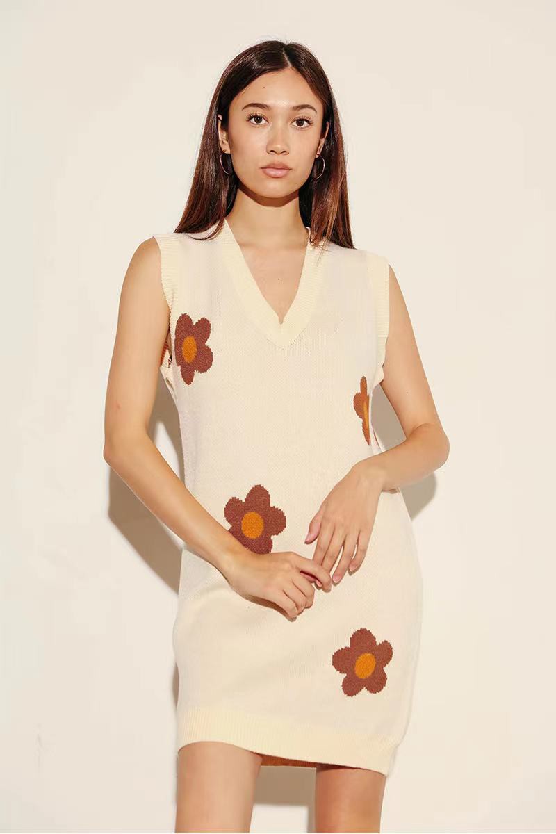 Flower sweater dress Miss Sparkling