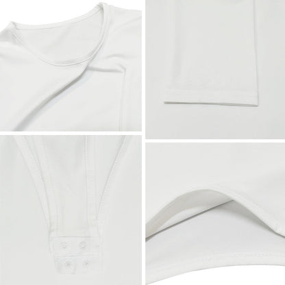 Autumn Winter Long Sleeve Crew Neck Casual Bottoming Women Clothing Sexy Tight Jumpsuit Bodysuit
