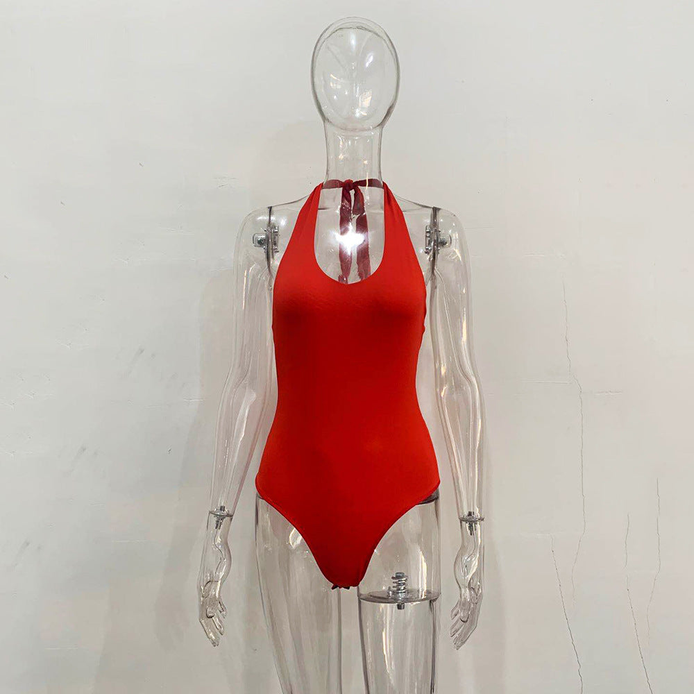 Summer Halter Backless Bikini Swimsuit Bodysuit Women New Bella Mia