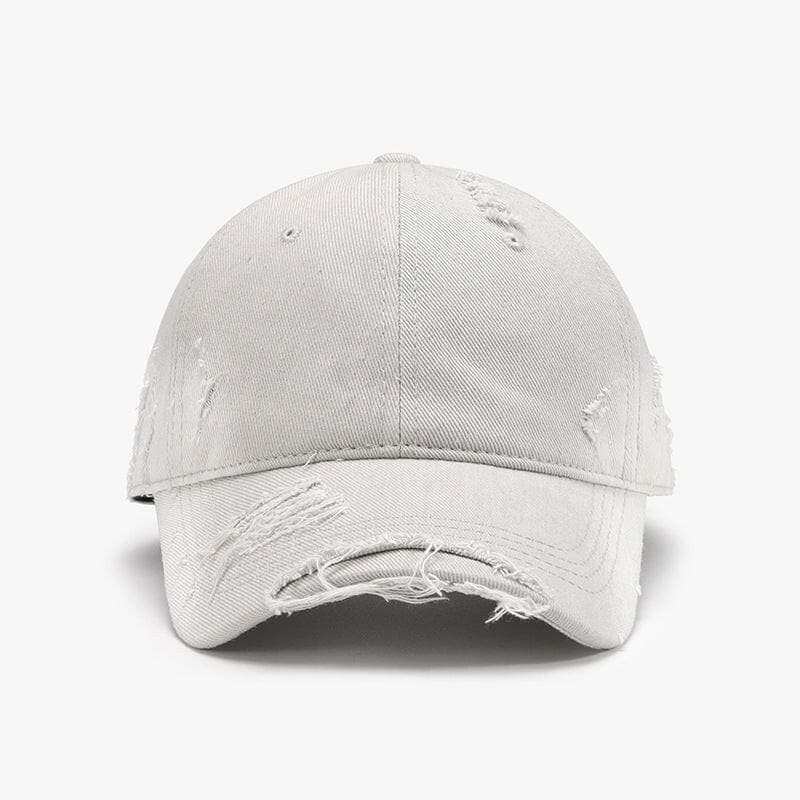 Distressed Adjustable Cotton Hat.