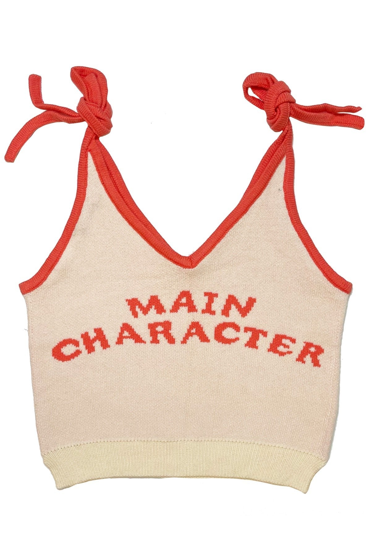 Tie strap sweater tank Miss Sparkling