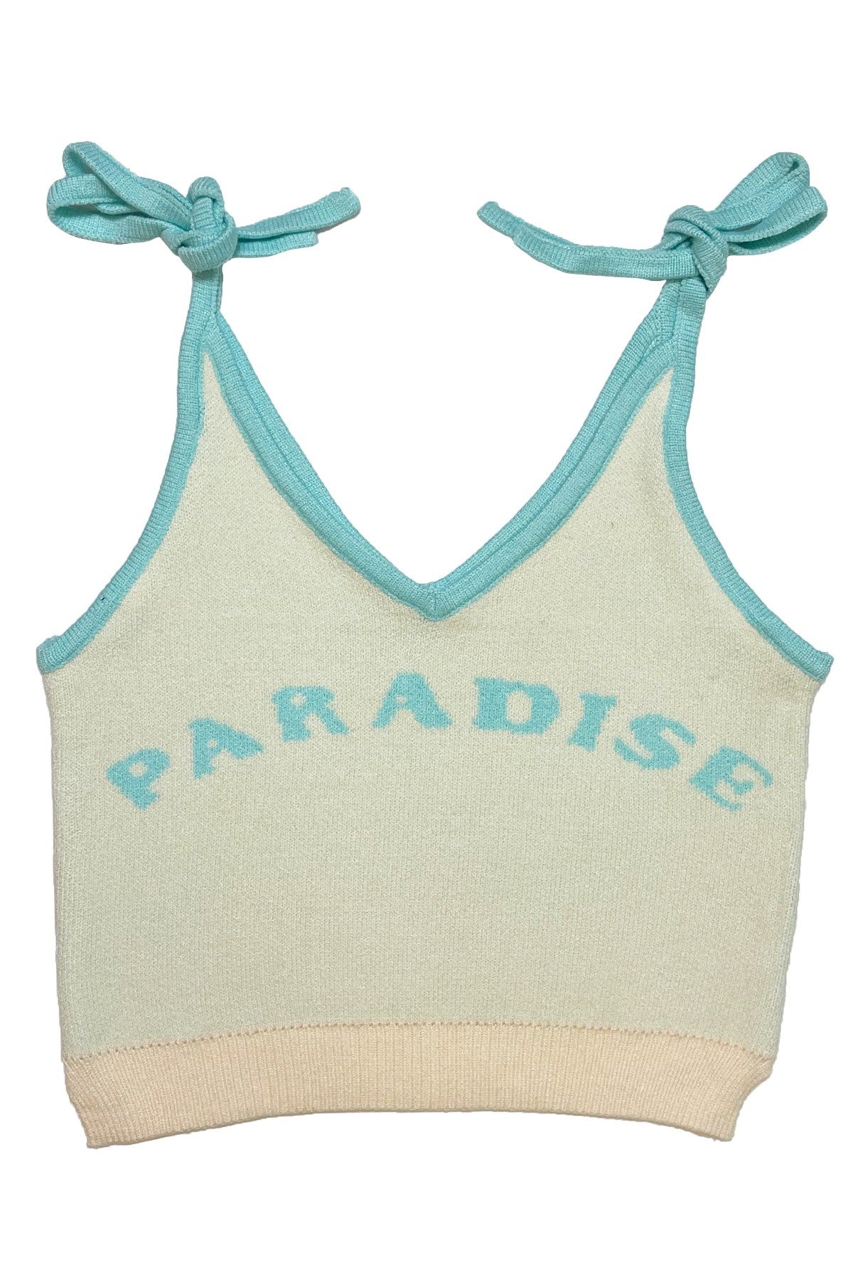 Tie strap sweater tank Miss Sparkling