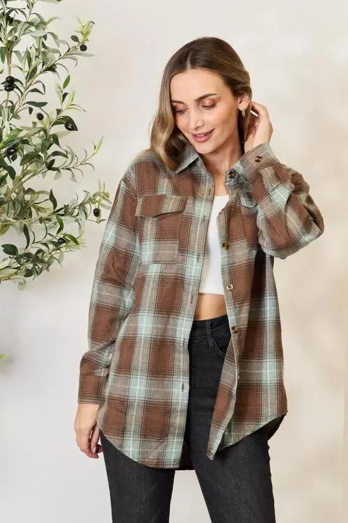 Double Take: Plaid Shirt - Dropped Shoulder - Love Salve