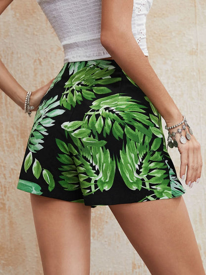 Chic Honey Summer Printed Shorts