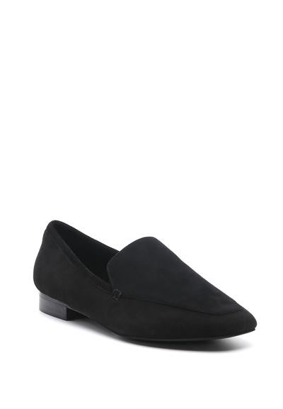 Julia pointed loafers in suede