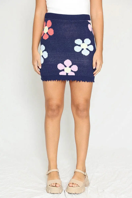 Flower sweater skirt Miss Sparkling