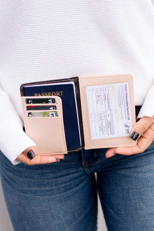 Passport and Vaccine Credit Card Wallet Coco’s Tee Boutique