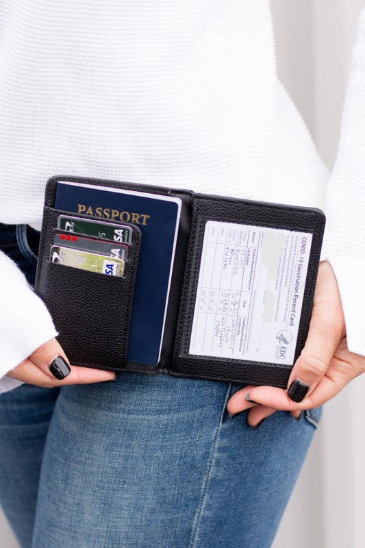 Passport and Vaccine Credit Card Wallet Coco’s Tee Boutique