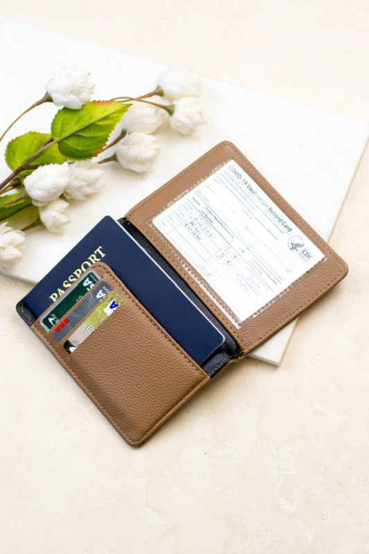Passport and Vaccine Credit Card Wallet Coco’s Tee Boutique