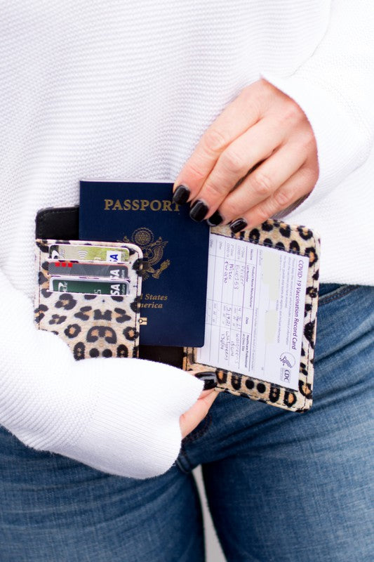 Passport and Vaccine Credit Card Wallet Coco’s Tee Boutique