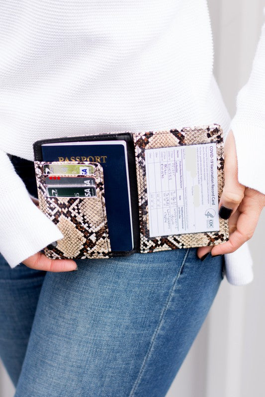 Passport and Vaccine Credit Card Wallet Coco’s Tee Boutique