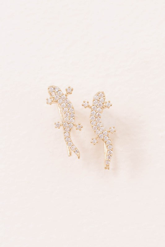 Lizard Ear Pin Earrings Coco’s Tee Boutique