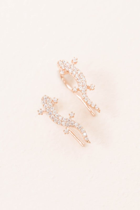 Lizard Ear Pin Earrings Coco’s Tee Boutique