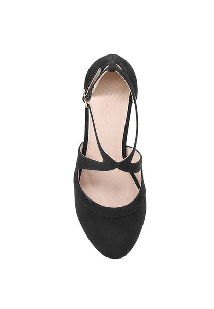 Strut & Slay Cross Strap Heels