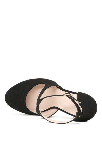 Strut & Slay Cross Strap Heels