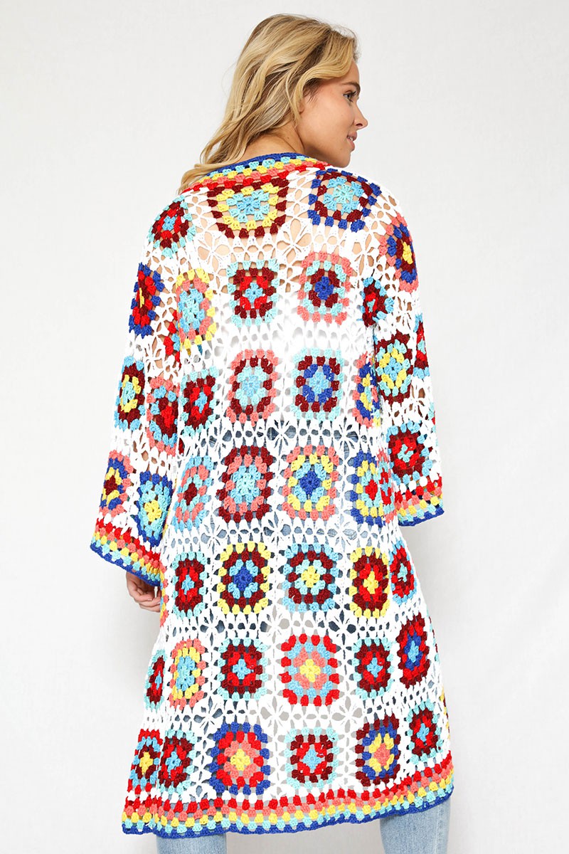 Tiled crochet cover up Miss Sparkling