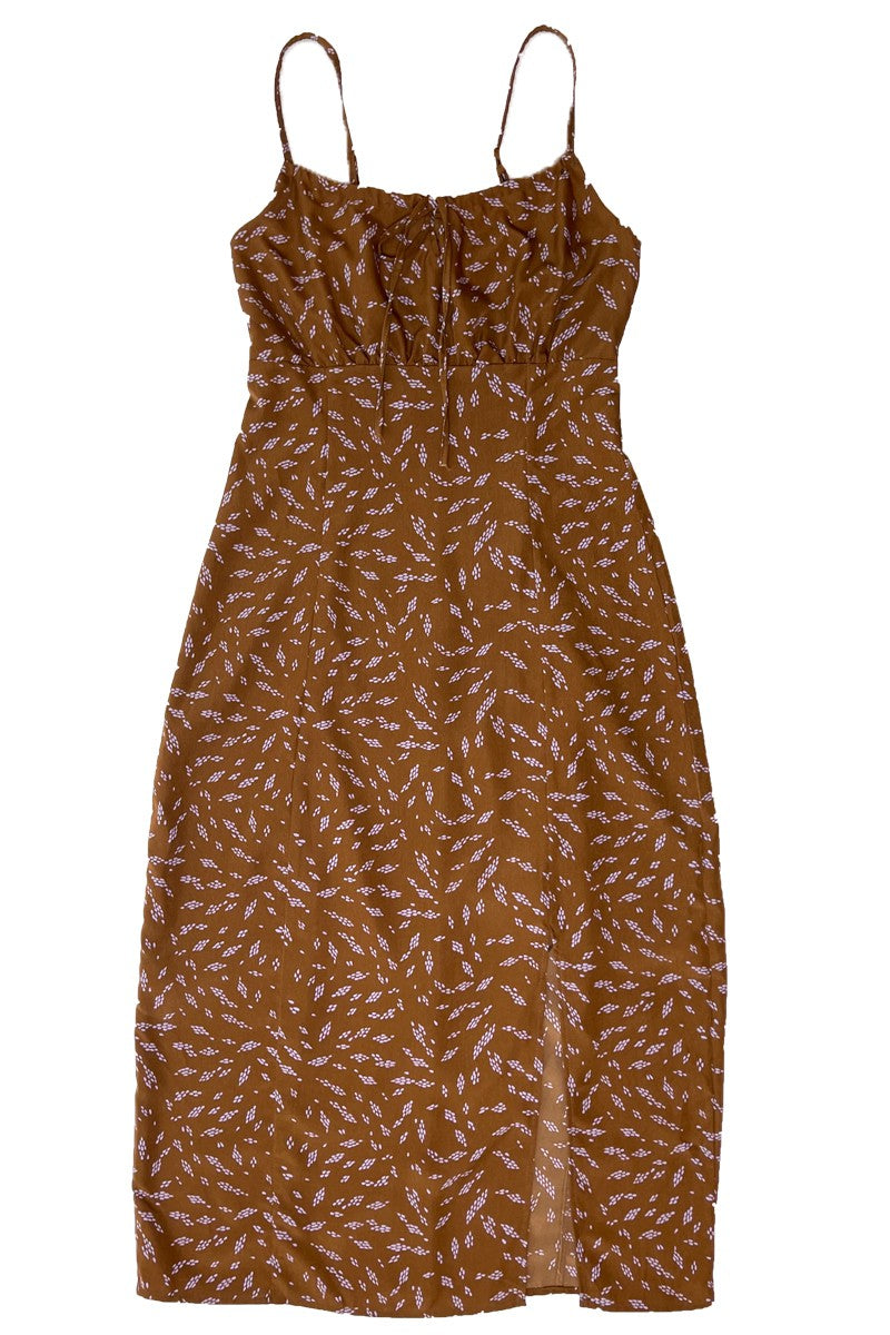 Front Side Slit Maxi Dress Miss Sparkling