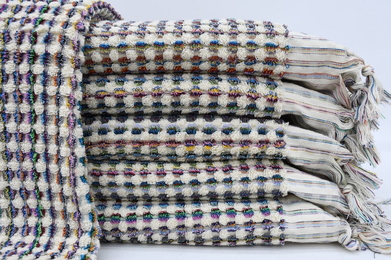 Bubble Light Mix Terry Hand Towel Made from 100 Percent High Quality Turkish Cotton 38 Inch L x 20 Inch W - Love Salve 