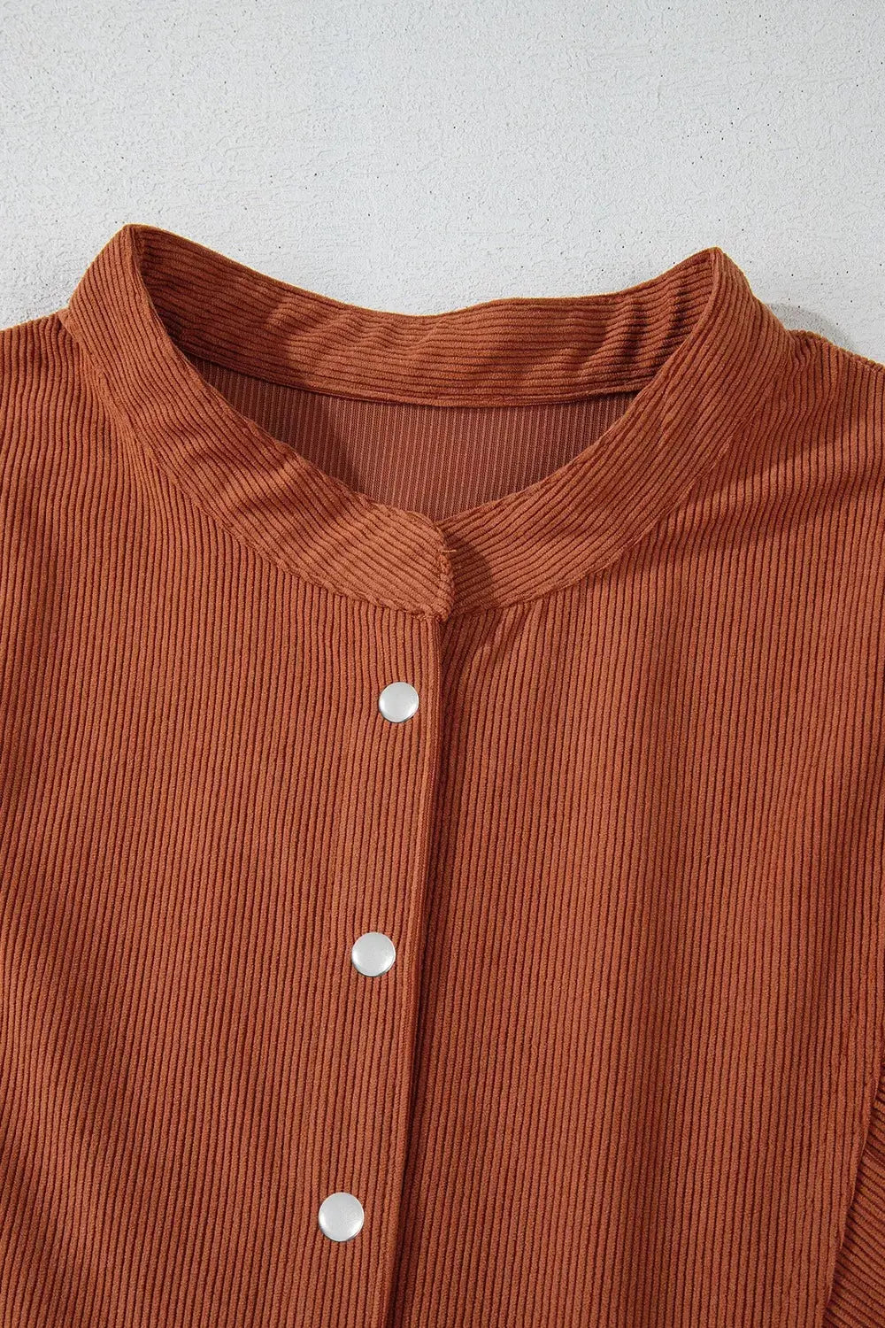 Corduroy Button-Down Babydoll Dress Simply Love